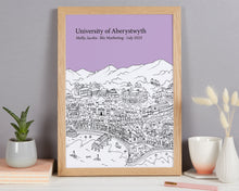Load image into Gallery viewer, Personalised Aberystwyth Graduation Gift