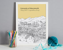 Load image into Gallery viewer, Personalised Aberystwyth Graduation Gift