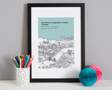 Load image into Gallery viewer, Personalised University of the Highlands and Islands in Inverness Graduation Gift