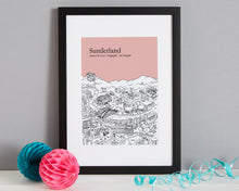 Load image into Gallery viewer, Personalised Sunderland Print