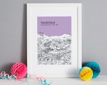 Load image into Gallery viewer, Personalised Sunderland Print