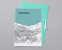 Load image into Gallery viewer, Personalised Folkestone Print
