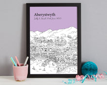 Load image into Gallery viewer, Personalised Aberystwyth Print