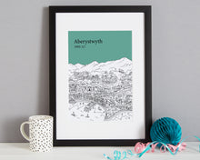 Load image into Gallery viewer, Personalised Aberystwyth Print