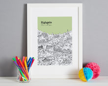 Load image into Gallery viewer, Personalised Highgate Print