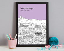 Load image into Gallery viewer, Personalised Loughborough Print