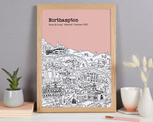 Load image into Gallery viewer, Personalised Northampton Print