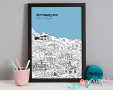 Load image into Gallery viewer, Personalised Northampton Print