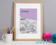 Load image into Gallery viewer, Personalised Northampton Print