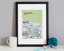Load image into Gallery viewer, Personalised Northampton Print