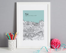 Load image into Gallery viewer, Personalised Riga Print