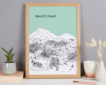 Load image into Gallery viewer, Personalised Amalfi Coast Print