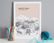 Load image into Gallery viewer, Personalised Amalfi Coast Print-7