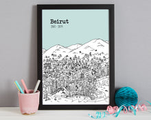 Load image into Gallery viewer, Personalised Beirut Print-6