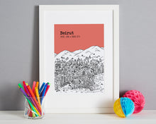 Load image into Gallery viewer, Personalised Beirut Print-1