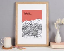 Load image into Gallery viewer, Personalised Beirut Print