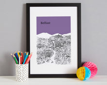 Load image into Gallery viewer, Personalised Belfast Print