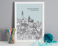 Load image into Gallery viewer, Personalised Birmingham Print-8