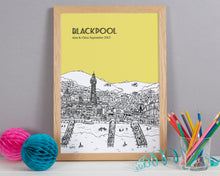 Load image into Gallery viewer, Personalised Blackpool Print