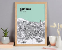 Load image into Gallery viewer, Personalised Brighton Print
