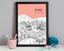 Load image into Gallery viewer, Personalised Brisbane Print-7