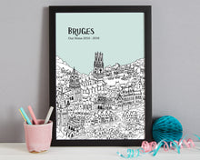 Load image into Gallery viewer, Personalised Bruges Print-3