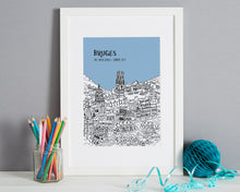 Load image into Gallery viewer, Personalised Bruges Print-1