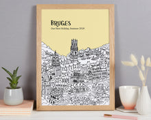 Load image into Gallery viewer, Personalised Bruges Print