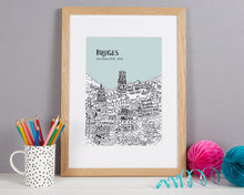 Load image into Gallery viewer, Personalised Bruges Print