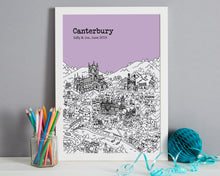 Load image into Gallery viewer, Personalised Canterbury Print-6