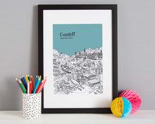 Load image into Gallery viewer, Personalised Cardiff Print-5