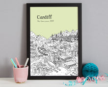 Load image into Gallery viewer, Personalised Cardiff Print-4