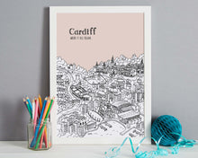 Load image into Gallery viewer, Personalised Cardiff Print-3