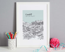 Load image into Gallery viewer, Personalised Cardiff Print-1