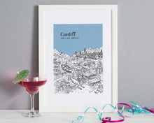 Load image into Gallery viewer, Personalised Cardiff Print-7