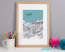 Load image into Gallery viewer, Personalised Cardiff Print