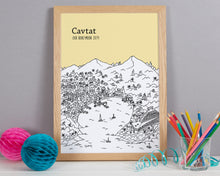 Load image into Gallery viewer, Personalised Cavtat Print