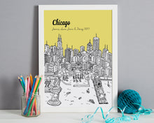 Load image into Gallery viewer, Personalised Chicago Print-6