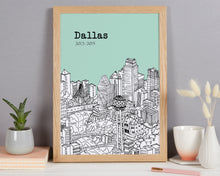 Load image into Gallery viewer, Personalised Dallas Print