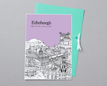 Load image into Gallery viewer, Personalised Edinburgh Print-5