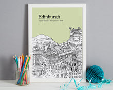 Load image into Gallery viewer, Personalised Edinburgh Print-6