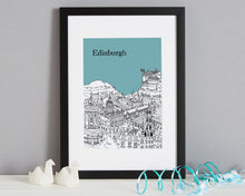 Load image into Gallery viewer, Personalised Edinburgh Print-4