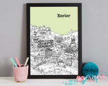 Load image into Gallery viewer, Personalised Exeter Print-7