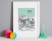 Load image into Gallery viewer, Personalised Exeter Print-1