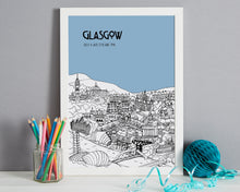 Load image into Gallery viewer, Personalised Glasgow Print-5