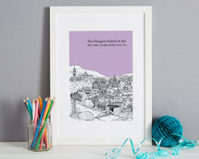 Load image into Gallery viewer, Personalised Glasgow Print-3
