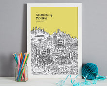 Load image into Gallery viewer, Personalised Glastonbury Print