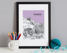 Load image into Gallery viewer, Personalised Greenwich Print-4