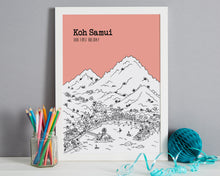 Load image into Gallery viewer, Personalised Koh Samui Print-3