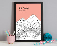Load image into Gallery viewer, Personalised Koh Samui Print-7